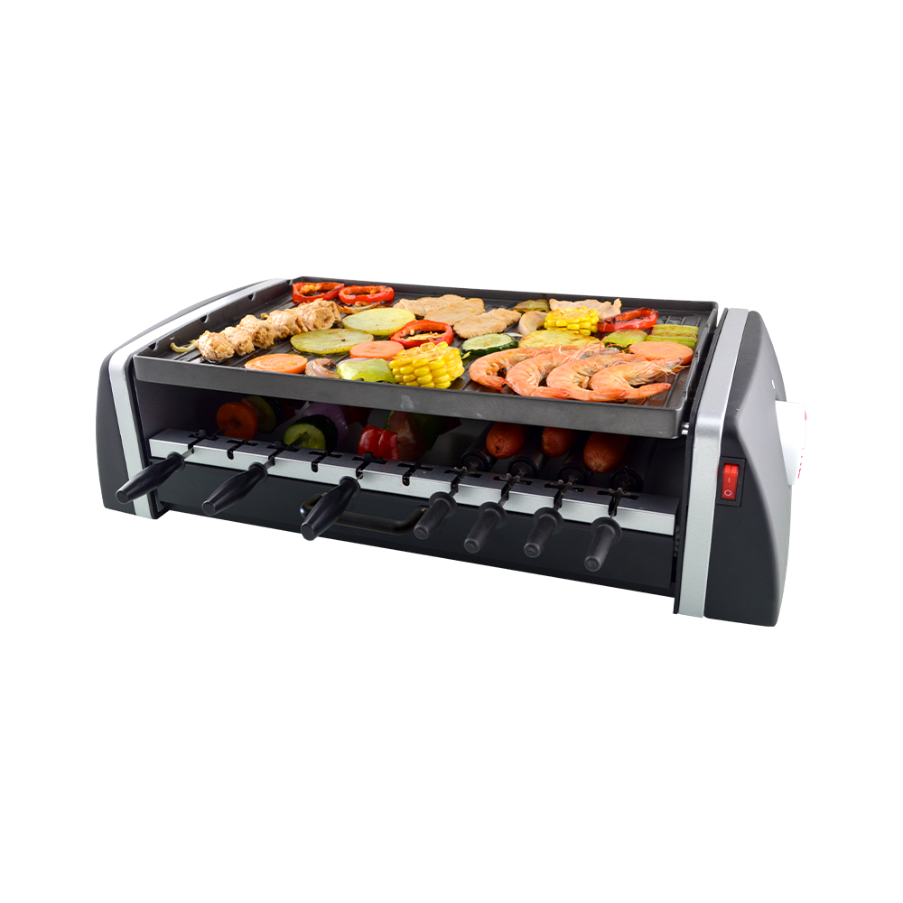 شواية طاولة متعددة الاستخدامات من الفولاذ المقاوم للصدأ SC-T1088 / 3 في 1
